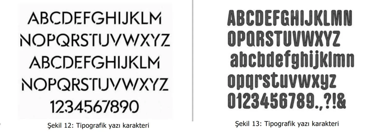 tipografik yazı karakter örnekleri-bakırköy web tasarım